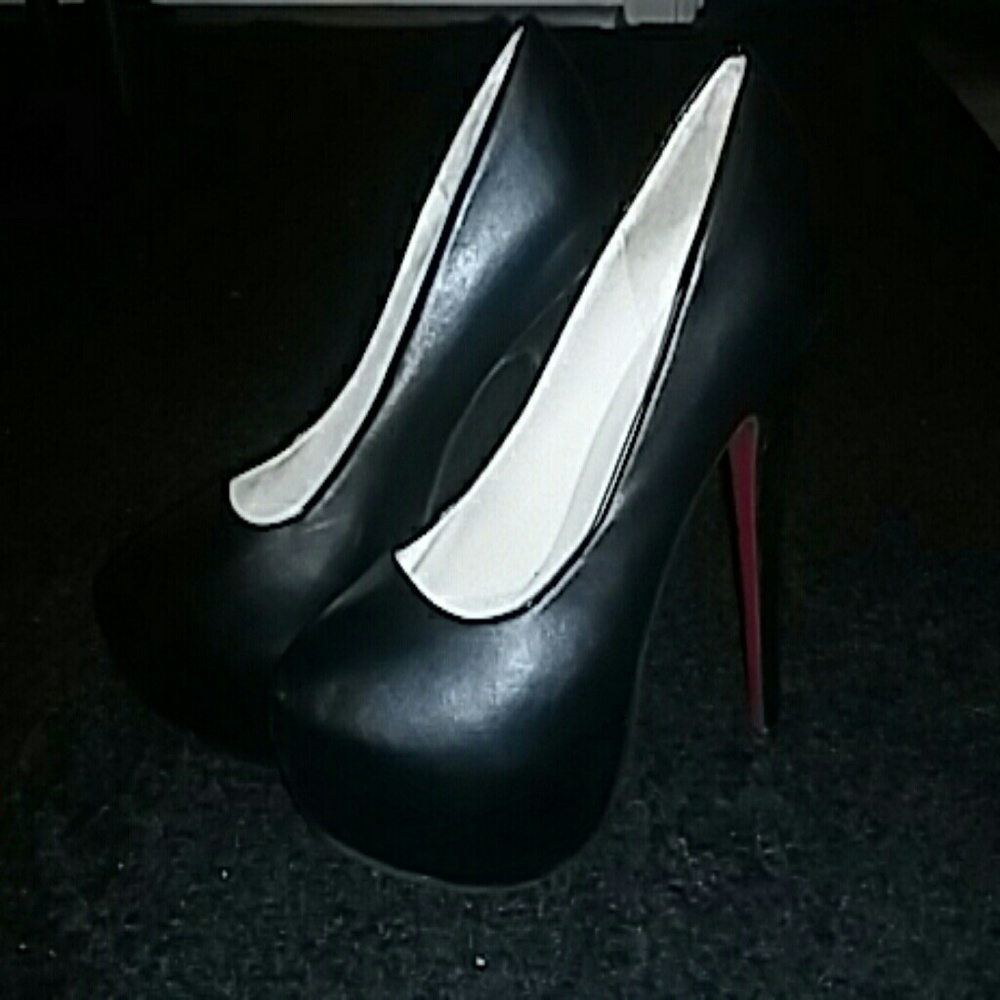 Faux Leather Stilettos